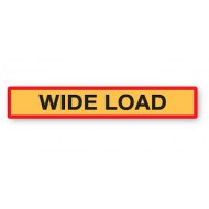 Wide Vehicle Sign Long